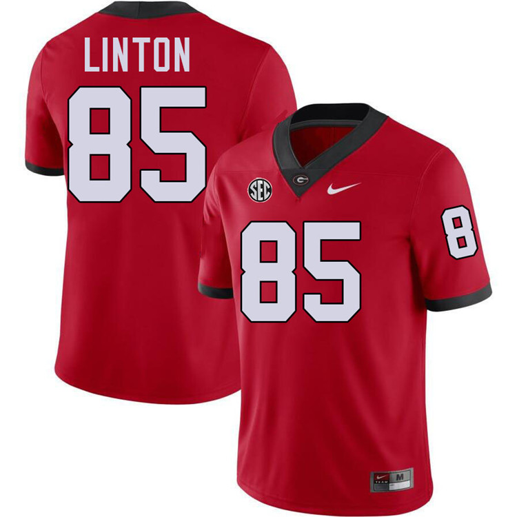 Chase Linton Georgia Jersey,University Of Georgia Bulldogs Football Jersey,Uniforms,Gears-Red